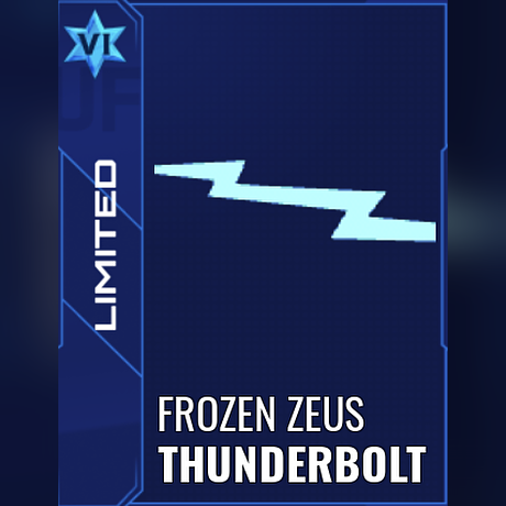 Frozen Zeus Thunderbolt — NFL Universe item