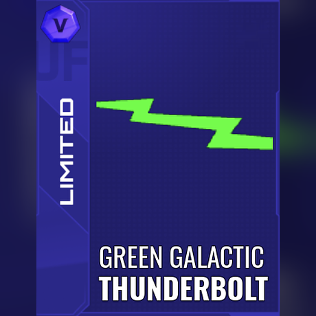 Green Galactic Thunderbolt — NFL Universe item