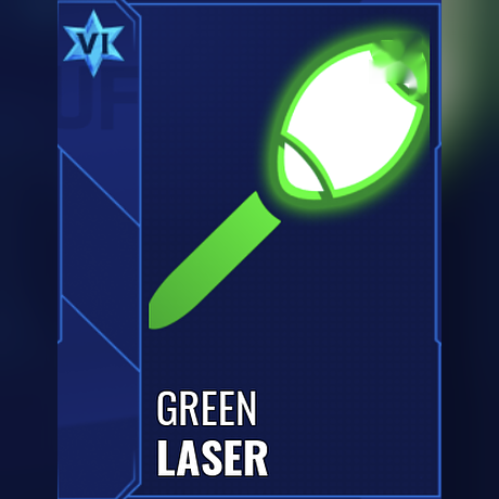 Green Laser — NFL Universe item